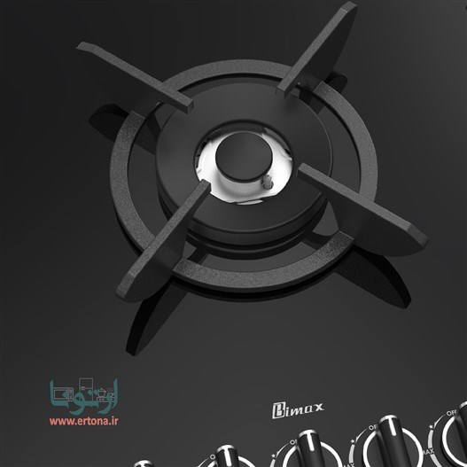 اجاق شیشه‌ای بیمکث مدل 0048 مشکی